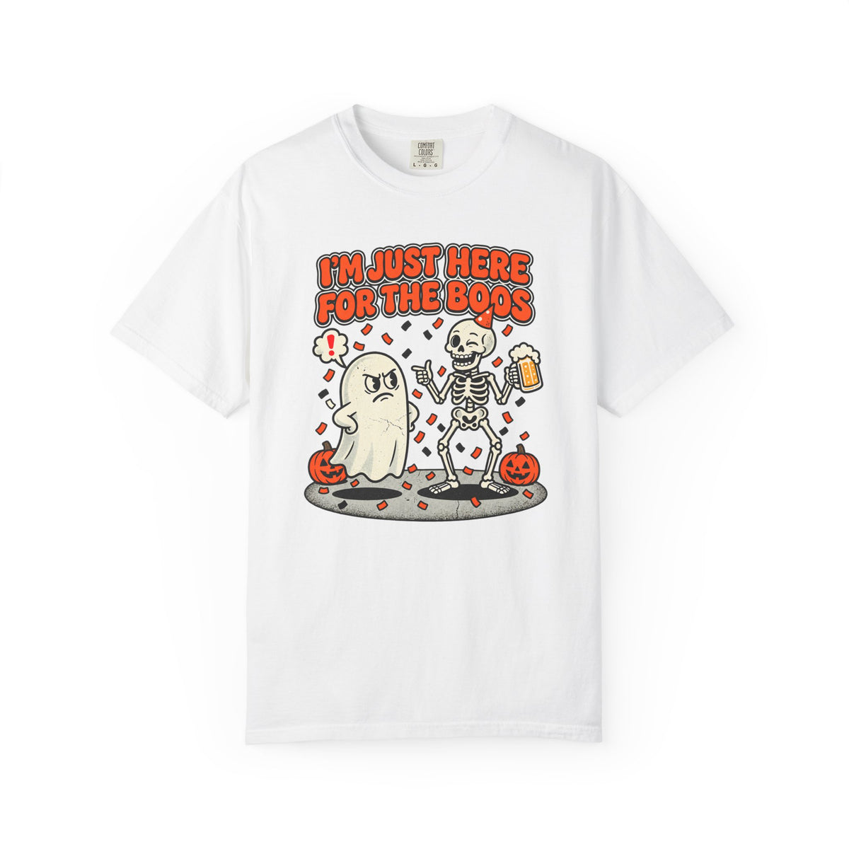 I'm Just Here for the Boos Funny Halloween Tee