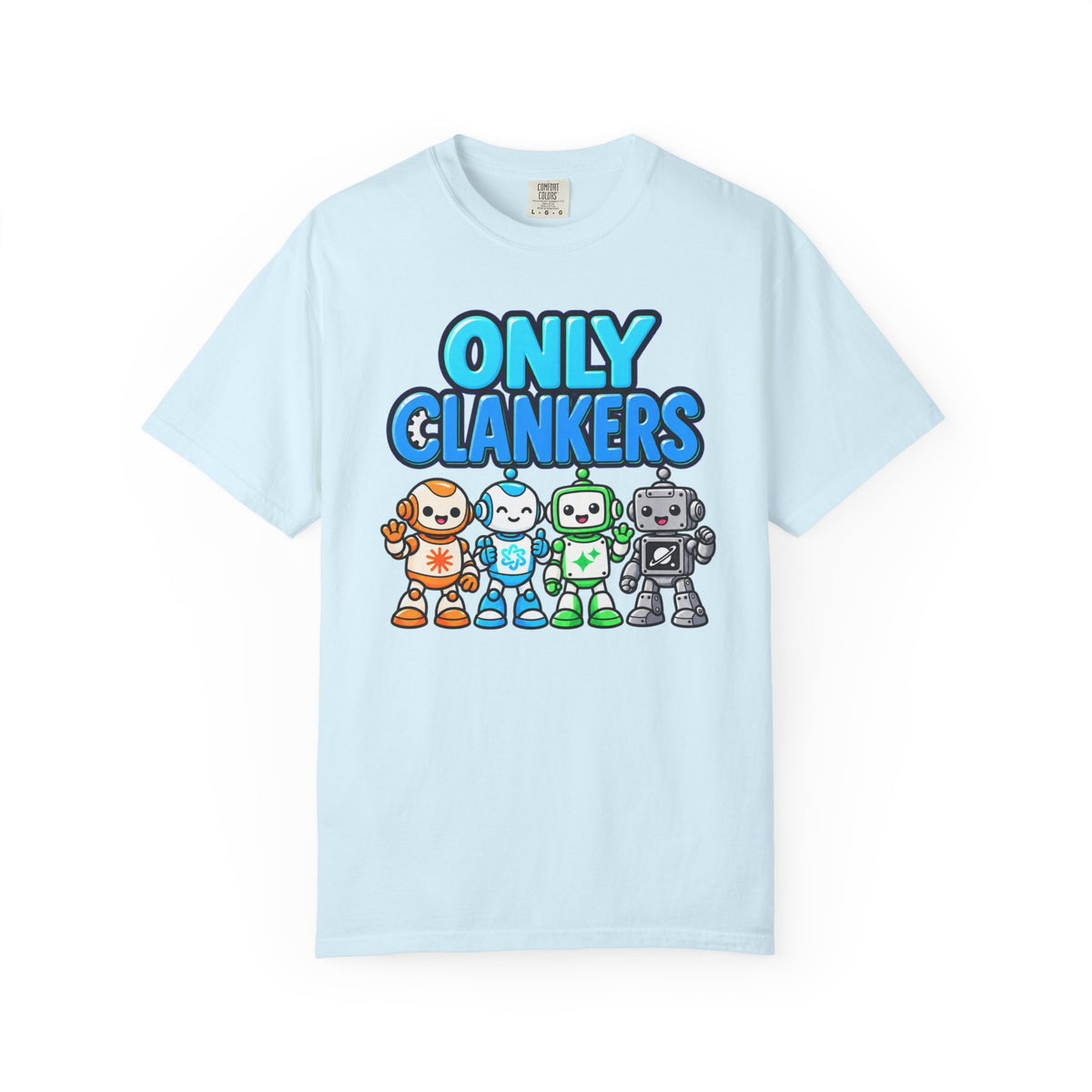 OnlyClankers AI Joke T-Shirt