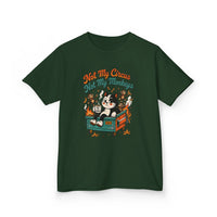Not My Circus, Not My Monkeys Funny Kids Retro Tee