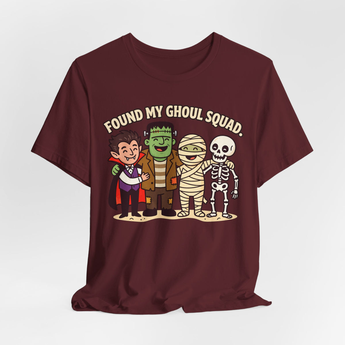 Found My Ghoul Squad Cute Halloween T-Shirt