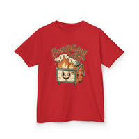 Everything Is Fine Funny Kids T-Shirt