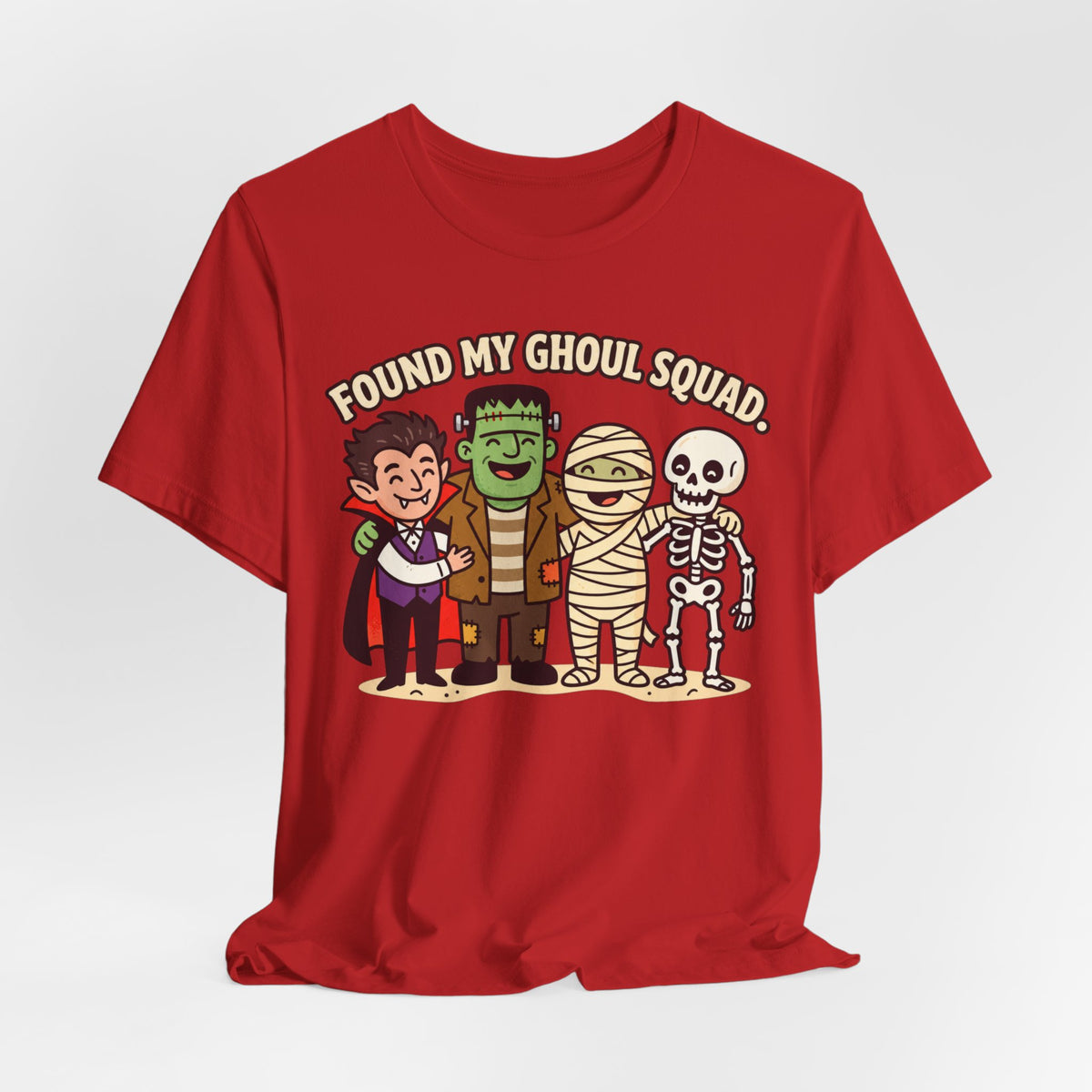 Found My Ghoul Squad Cute Halloween T-Shirt