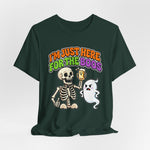 I'm Just Here for the Boos Funny Halloween Tee Shirt