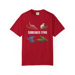 Someone's Lying Funny Dinosaur Tee