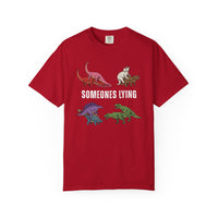 Someone's Lying Funny Dinosaur Tee