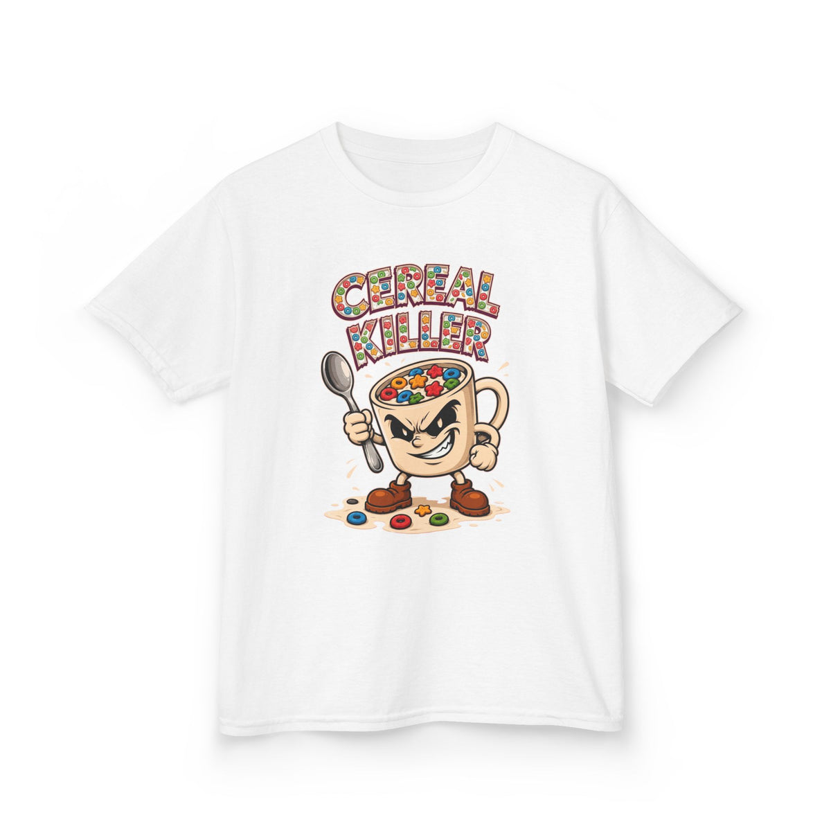 Cereal Killer Funny Retro Kids T-Shirt