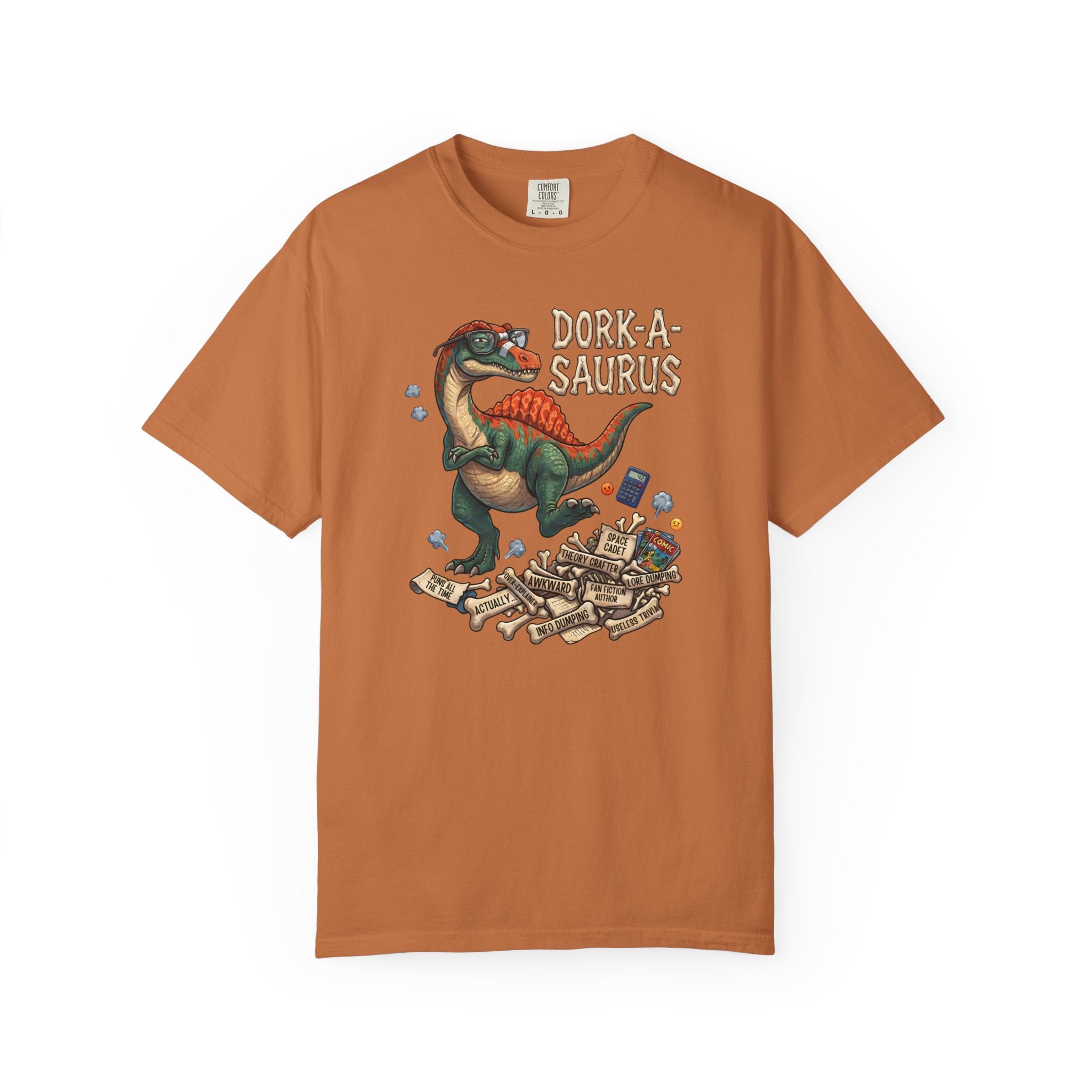 Dork-A-Saurus T-Shirt | Unisex | Comfort Colors 1717