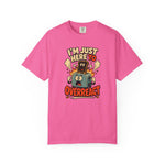 I’m Just Here To Overreact Funny Retro T-Shirt