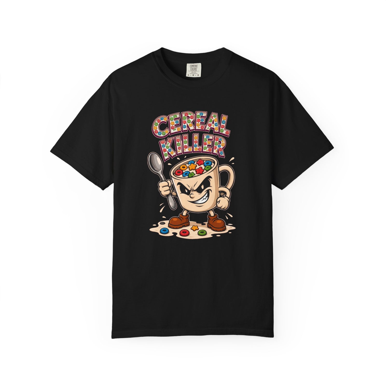 Cereal Killer Funny Retro T-Shirt