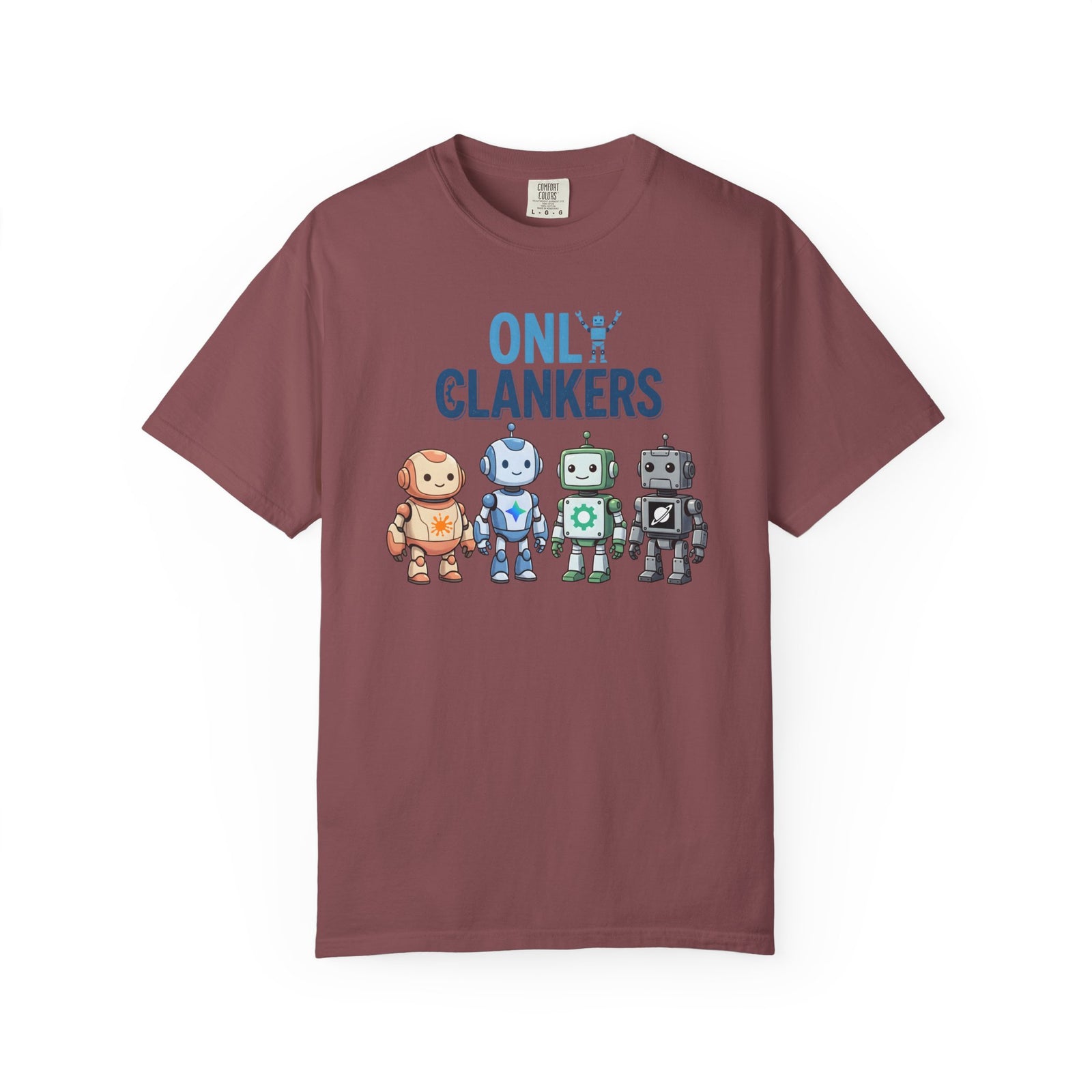 OnlyClankers AI Joke T-Shirt