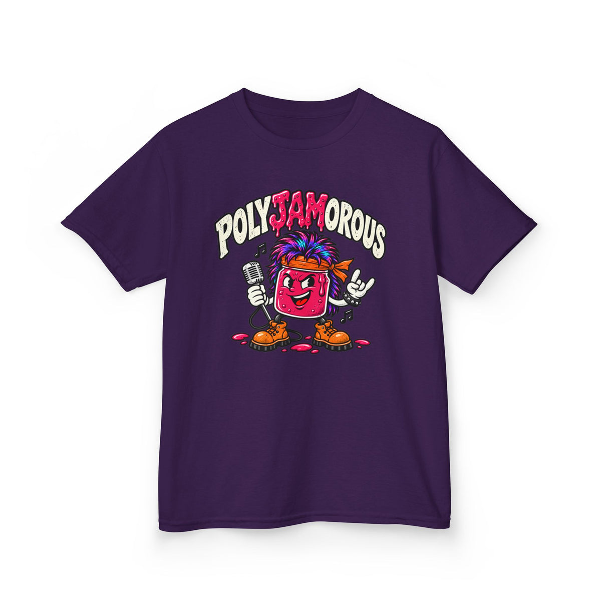 PolyJamorous Funny Retro Kids T-Shirt