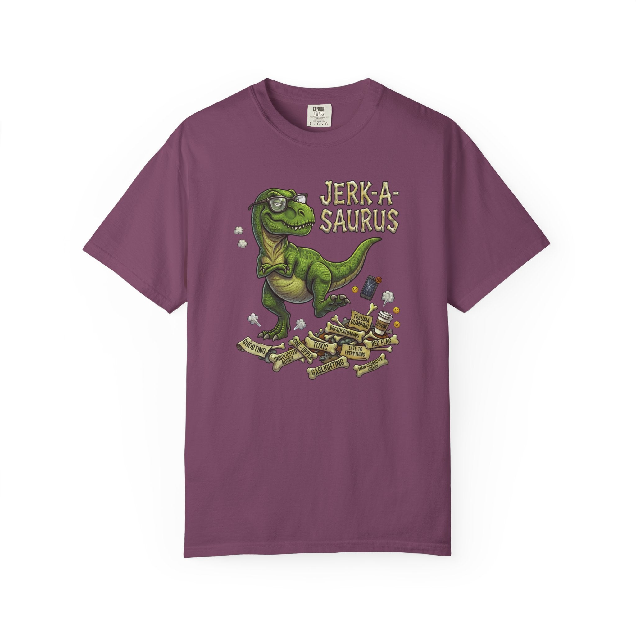 Jerk-A-Saurus T-Shirt | Unisex | Comfort Colors 1717