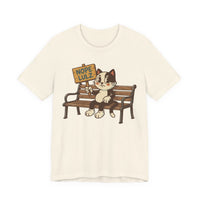 Nope Lulz Funny Retro Cat Tee