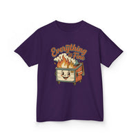 Everything Is Fine Funny Kids T-Shirt