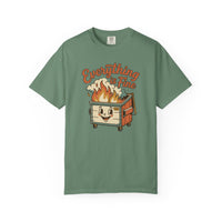 Everything Is Fine Funny Retro T-Shirt