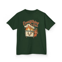 Everything Is Fine Funny Kids T-Shirt