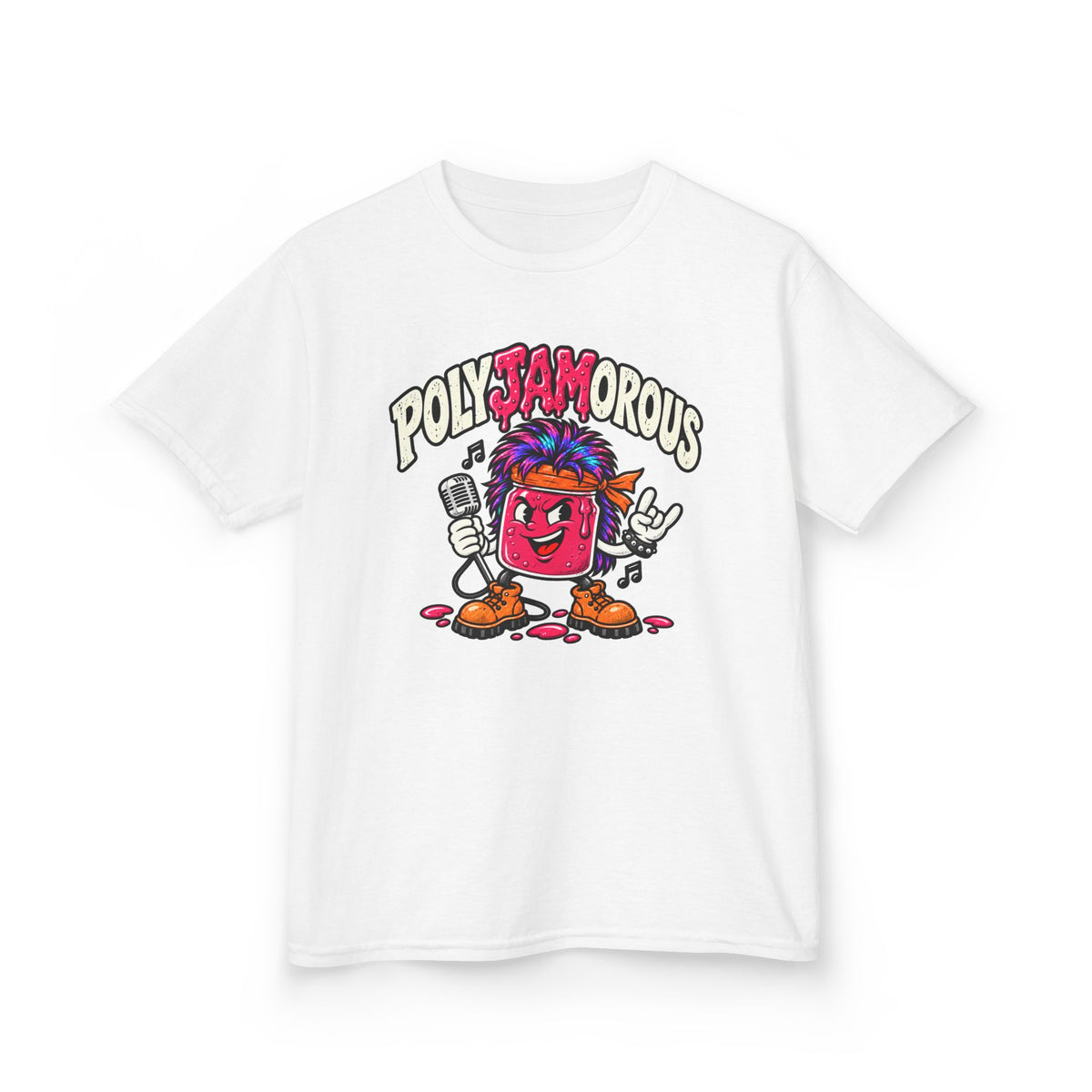 PolyJamorous Funny Retro Kids T-Shirt
