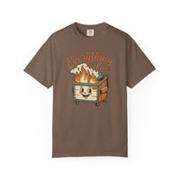 Everything Is Fine Funny Retro T-Shirt