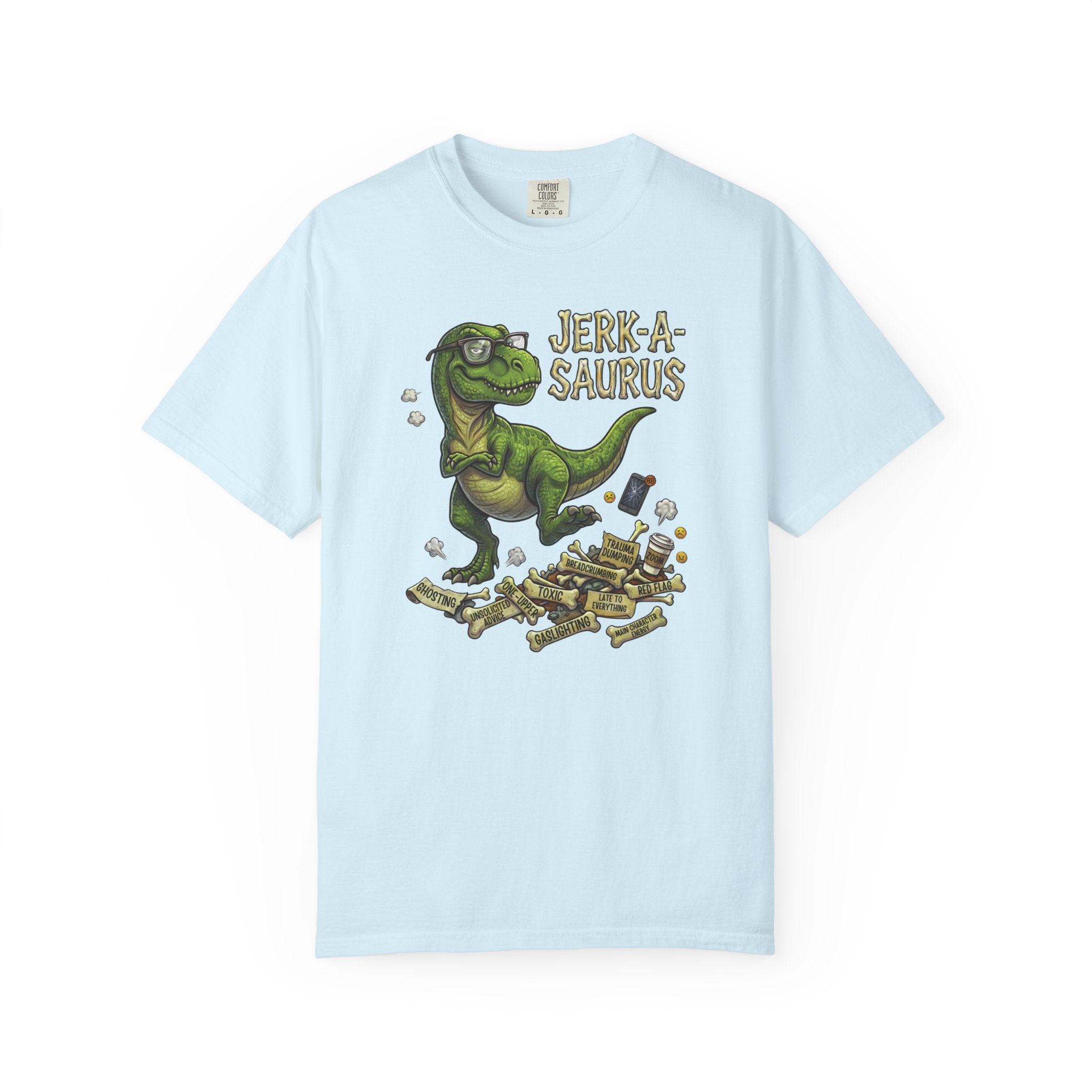 Jerk-A-Saurus T-Shirt | Unisex | Comfort Colors 1717