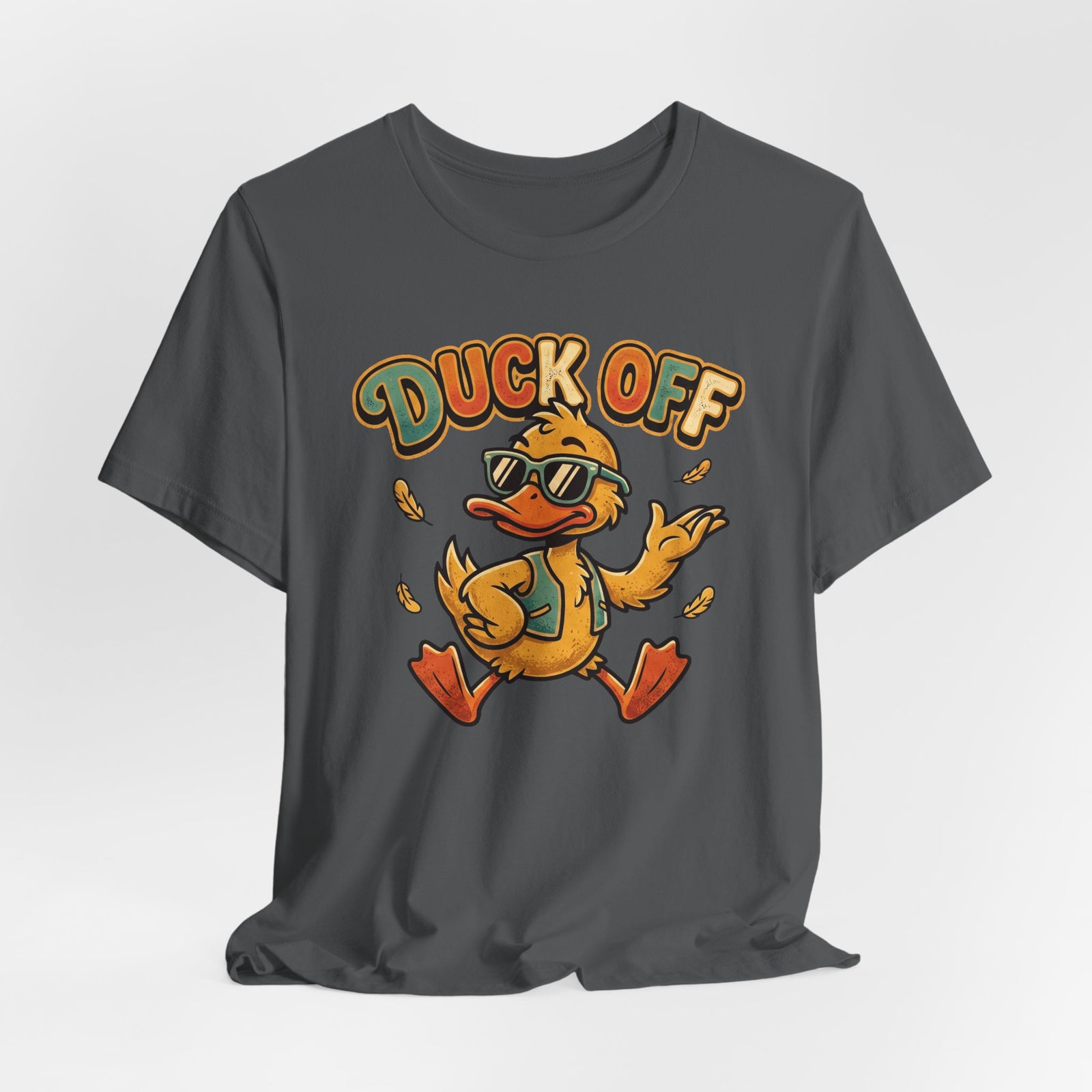 Duck Off Funny Retro Tee