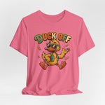 Duck Off Funny Retro Tee