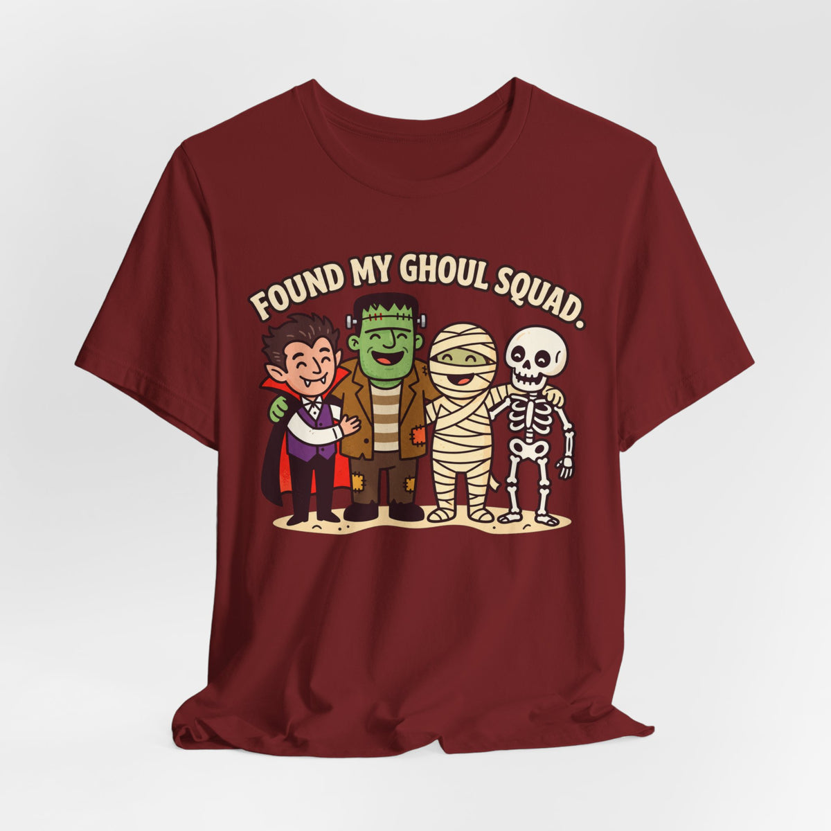 Found My Ghoul Squad Cute Halloween T-Shirt
