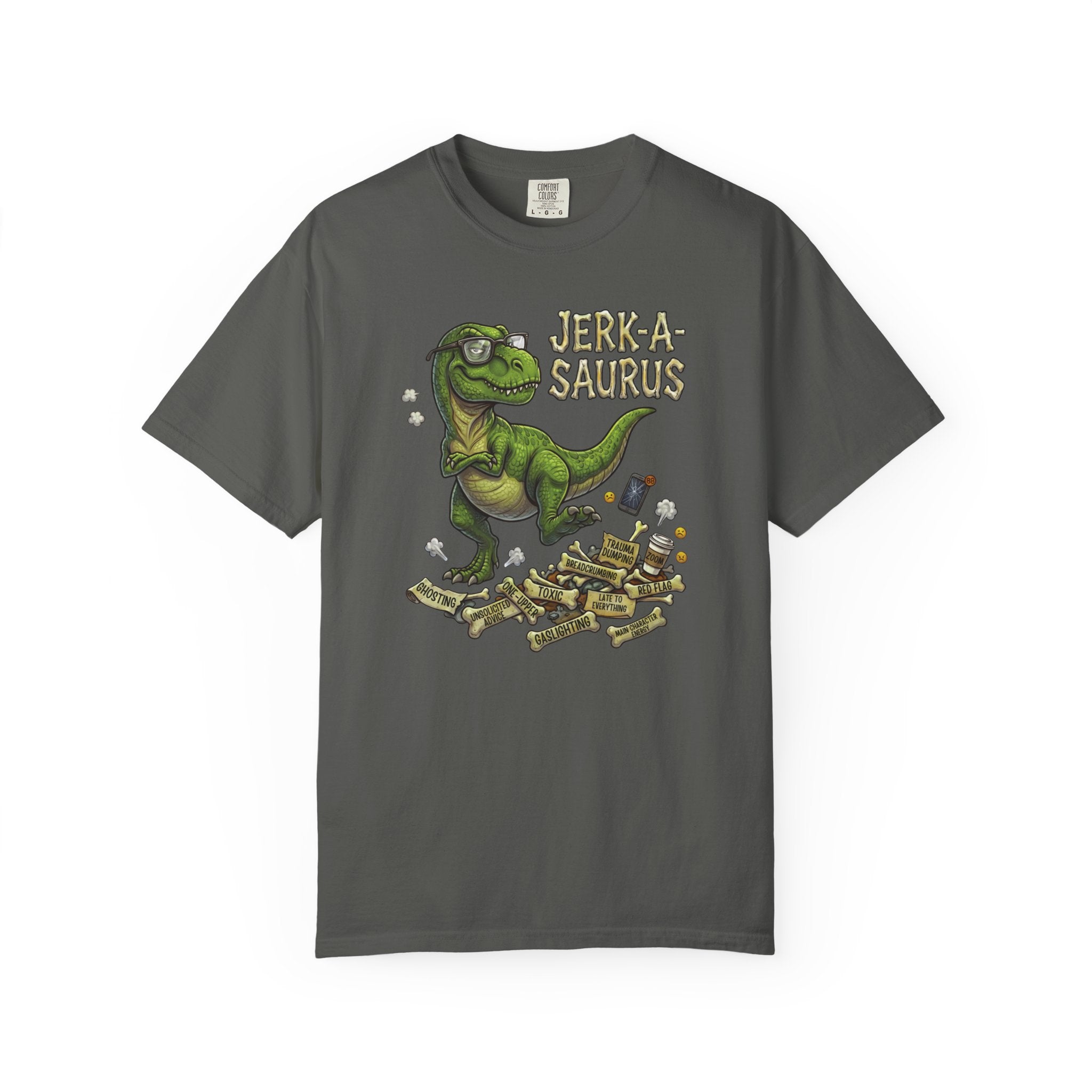 Jerk-A-Saurus T-Shirt | Unisex | Comfort Colors 1717