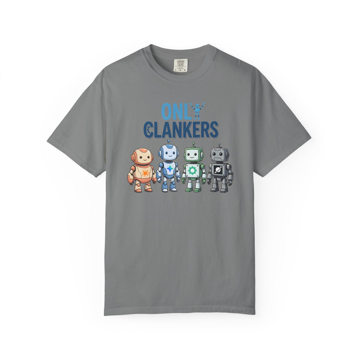 OnlyClankers AI Joke T-Shirt