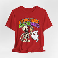 I'm Just Here for the Boos Funny Halloween Tee Shirt