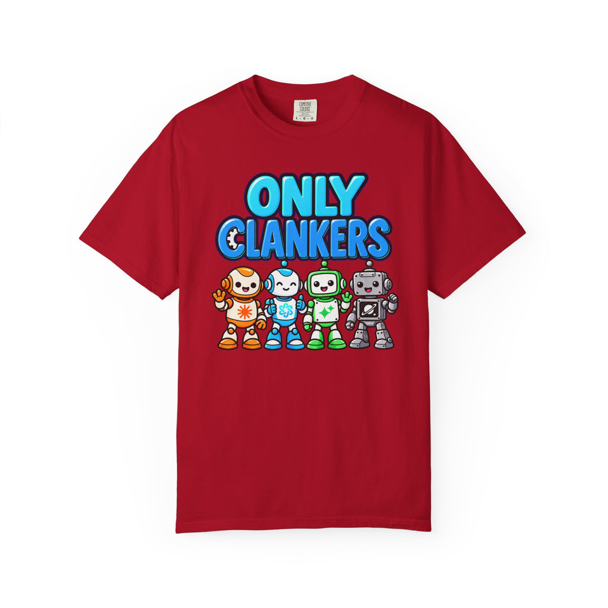 OnlyClankers AI Joke T-Shirt