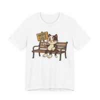 Nope Lulz Funny Retro Cat Tee
