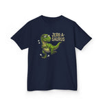 Jerk-a-Saurus Funny Kids Dinosaur T-Shirt
