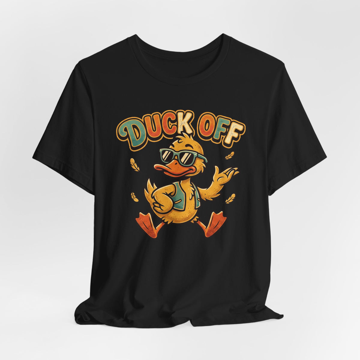 Duck Off Funny Retro Tee