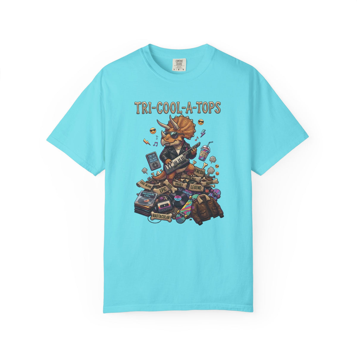 Tri-Cool-A-Tops Funny Dinosaur T-Shirt